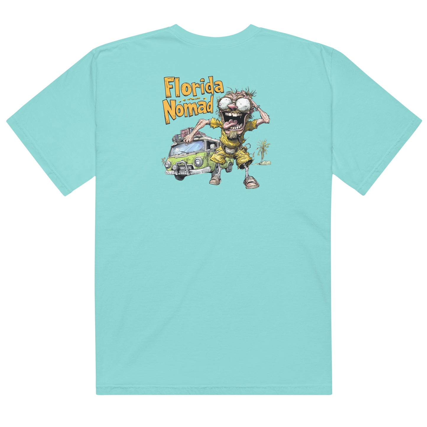 Florida Nomad Crazy Cartoon T-Shirt | Fun and Adventurous Design