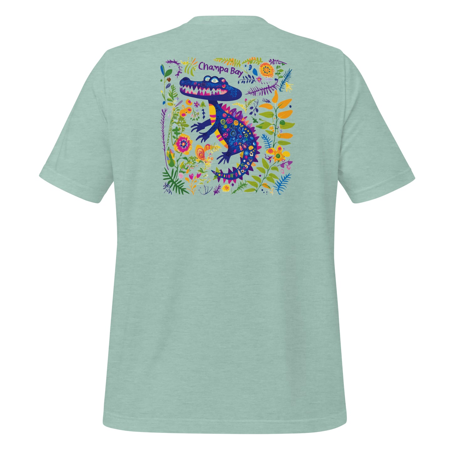 Champa Bay Alligator Florida T-Shirt | Vibrant Pop Art Design