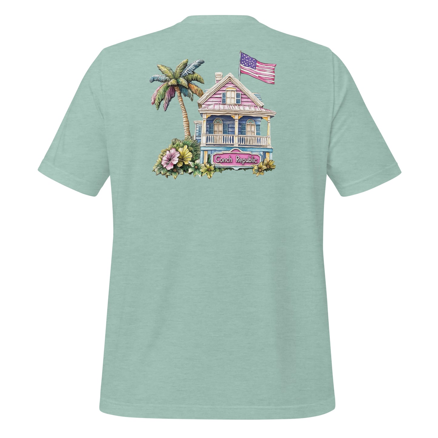 Florida Keys Tropical T-Shirt – Conch Republic Edition
