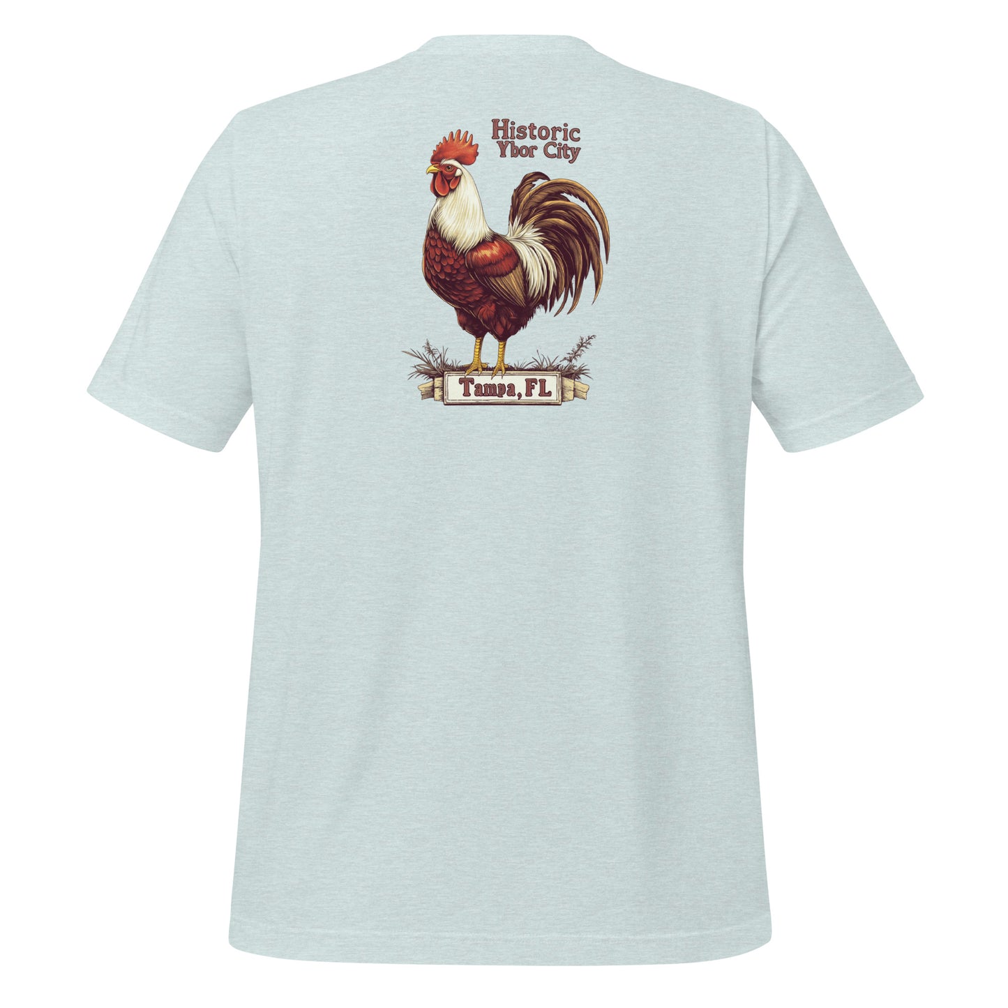 Retro Ybor City Rooster T-Shirt – Classic Tampa Tee