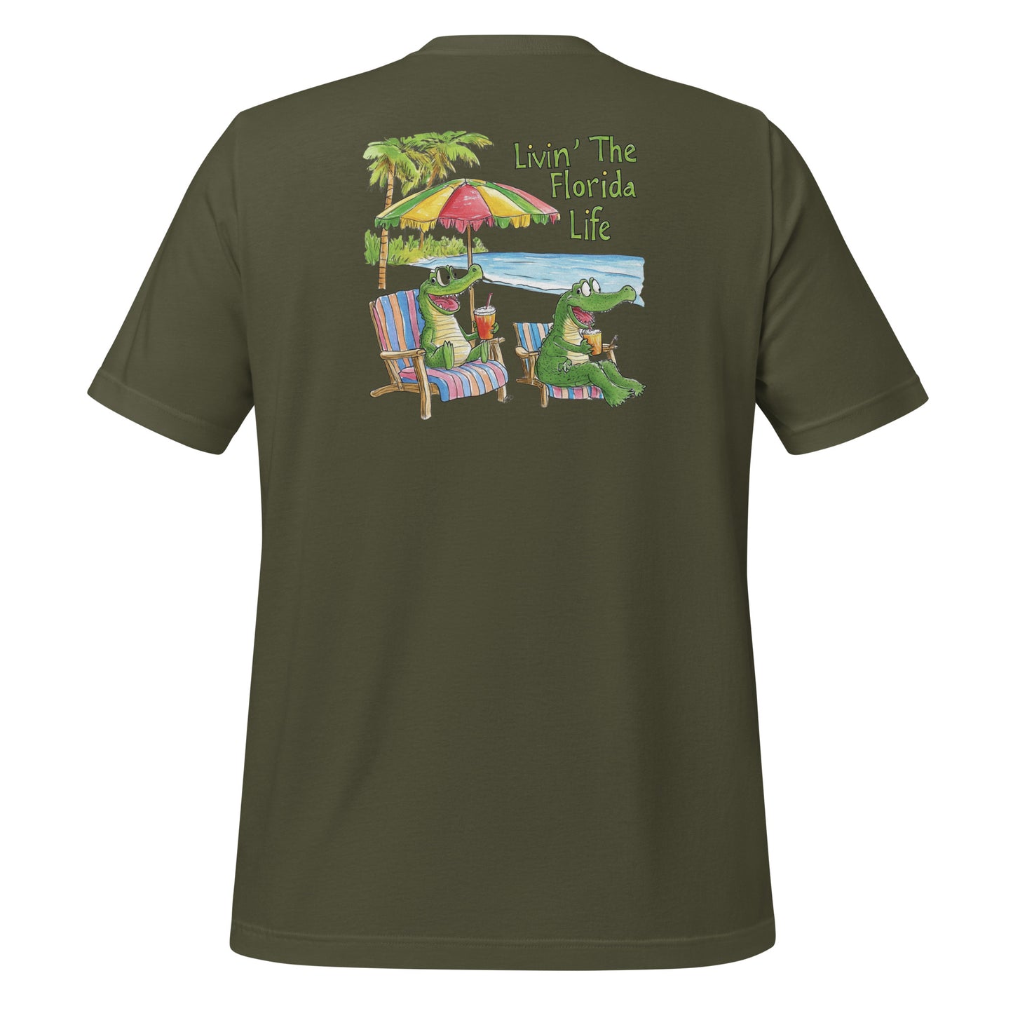 Livin' The Florida Life Tee – Gator Beach Vibes T-Shirt
