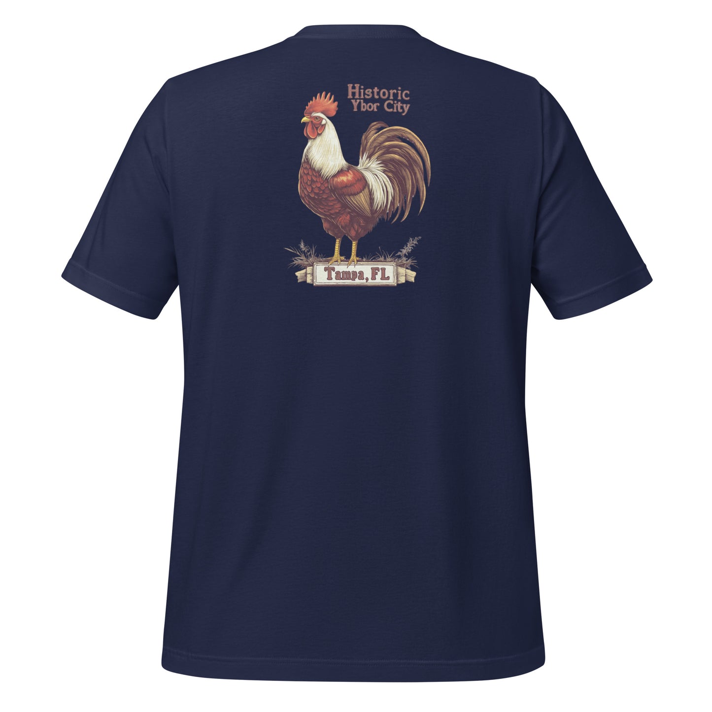 Retro Ybor City Rooster T-Shirt – Classic Tampa Tee