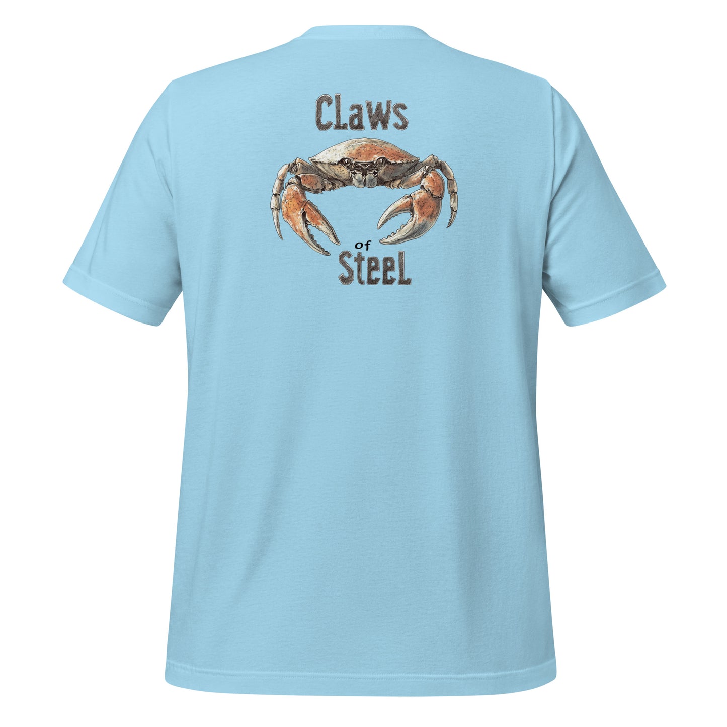Steel Grip Florida Stone Crab Tee – Coastal Tattoo T-Shirt