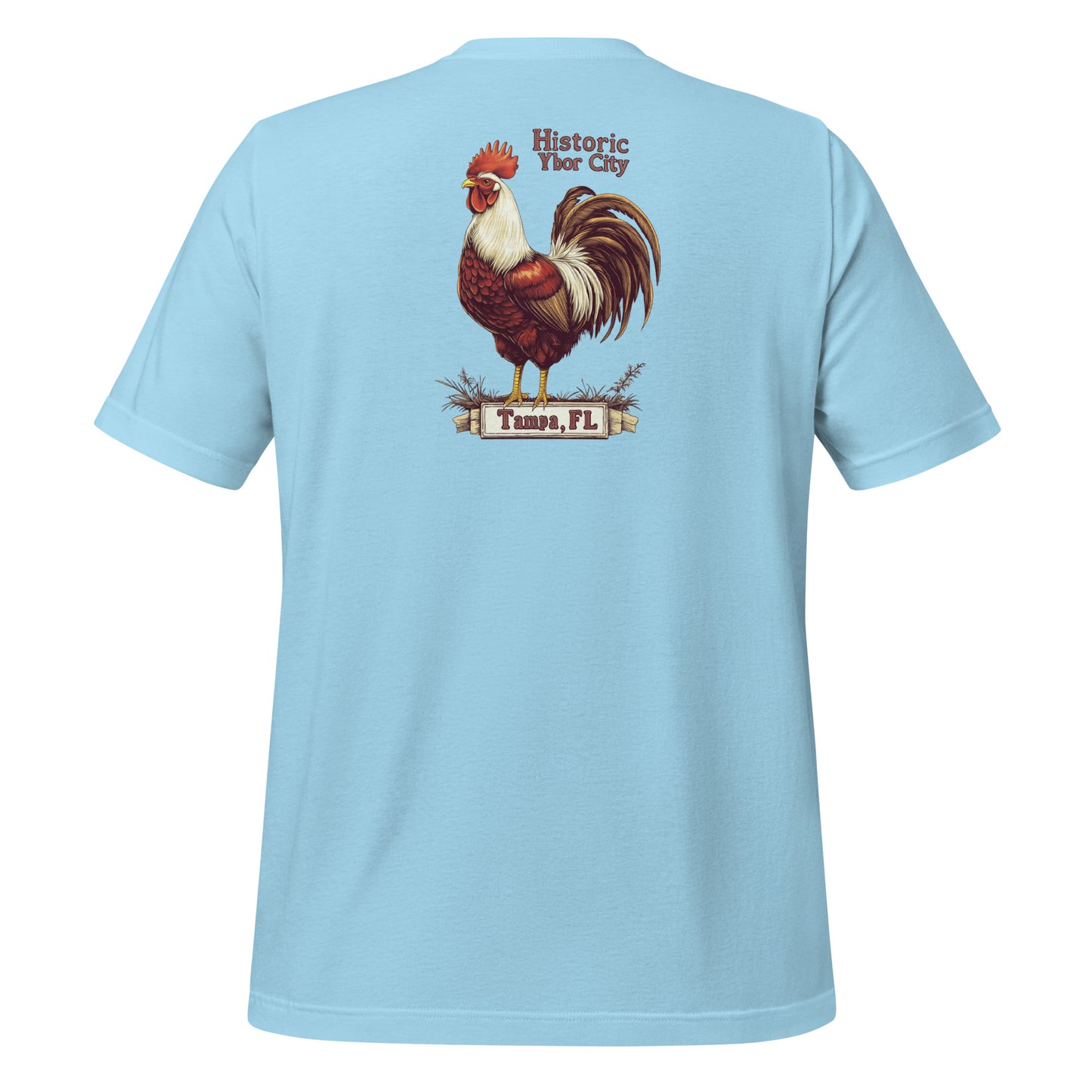 Retro Ybor City Rooster T-Shirt – Classic Tampa Tee