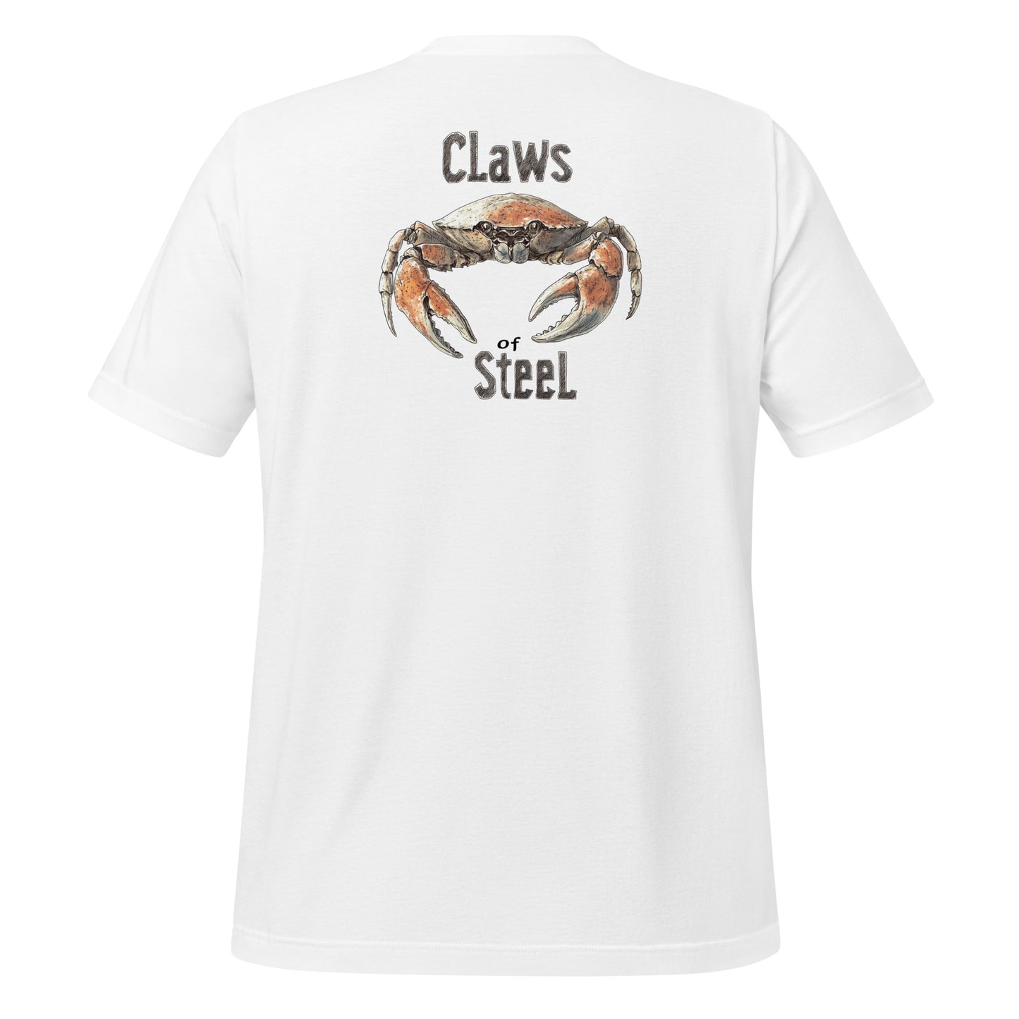 Steel Grip Florida Stone Crab Tee – Coastal Tattoo T-Shirt