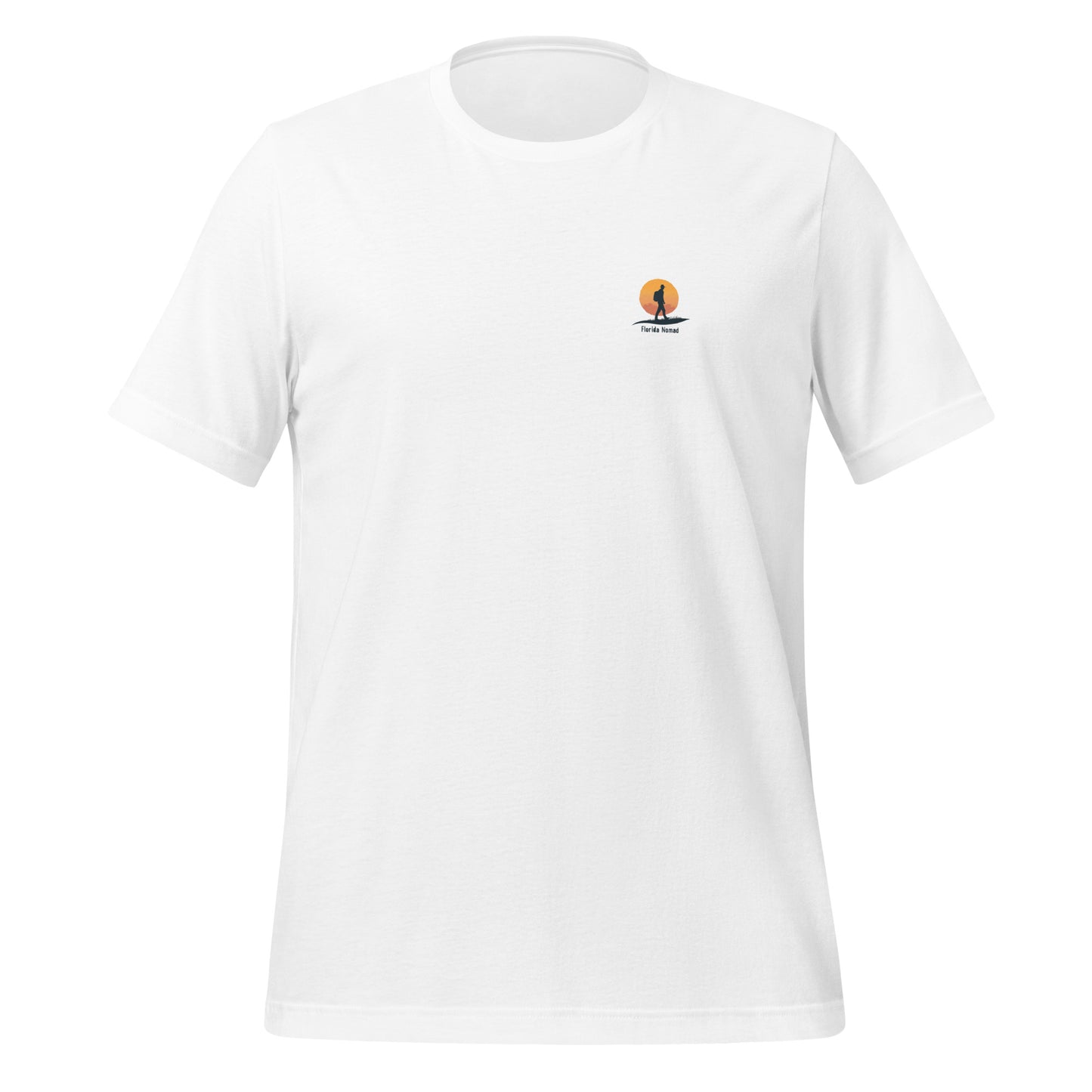 Florida Nomad T-Shirt – Sunset and Palm Trees Coastal Design