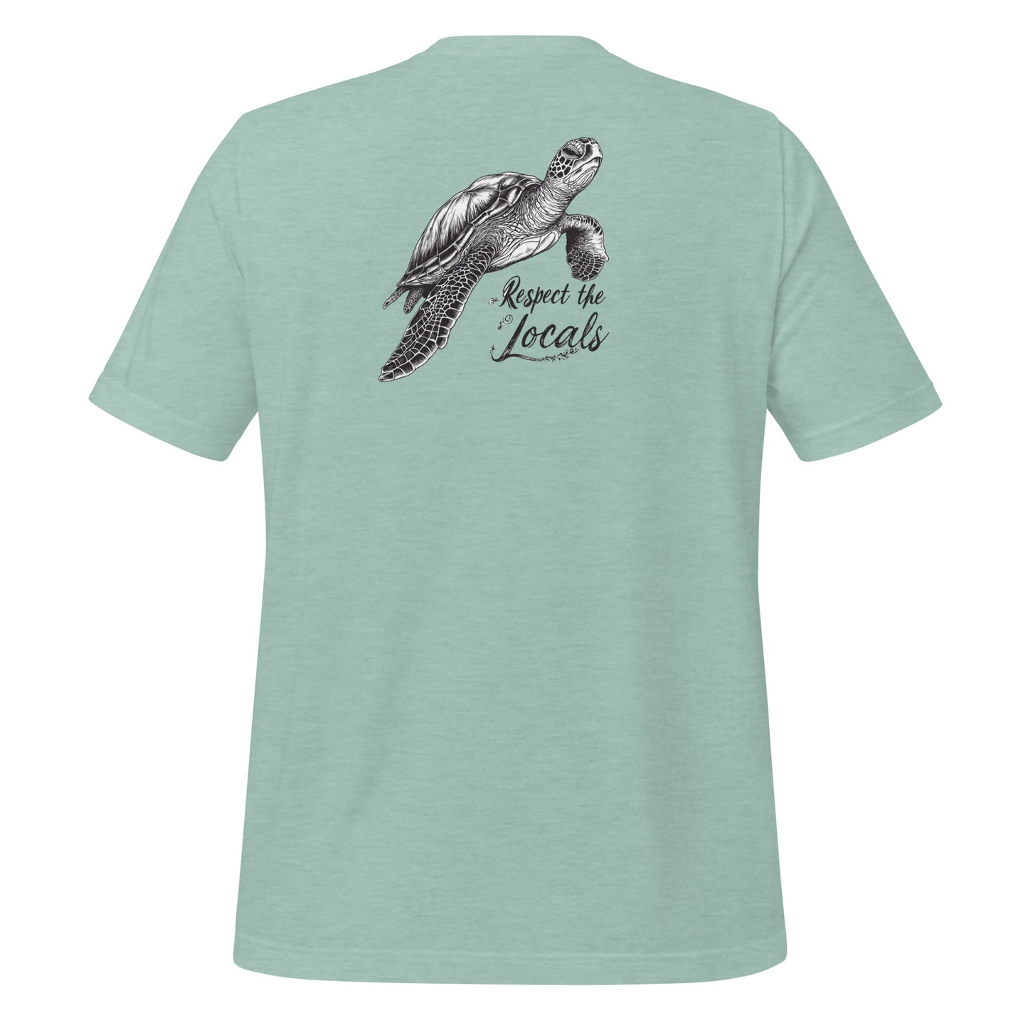 Respect the Locals - Florida T-Shirt | Sea Turtle Conservation Design"