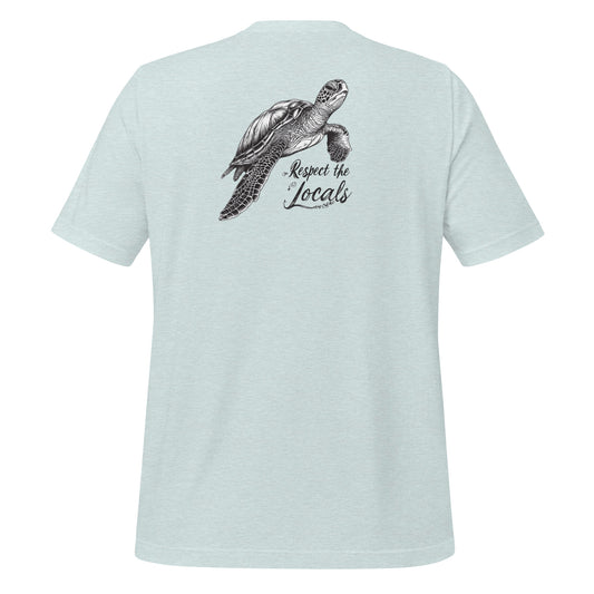 Respect the Locals - Florida T-Shirt | Sea Turtle Conservation Design"