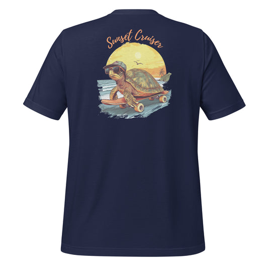 Sunset Surf and Skate Turtle T-Shirt – Florida Streetwear