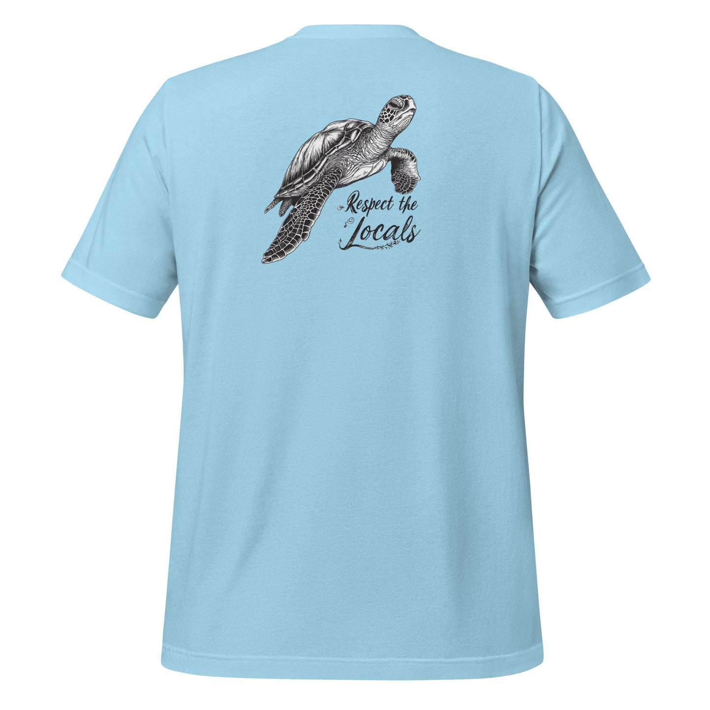 Respect the Locals - Florida T-Shirt | Sea Turtle Conservation Design"