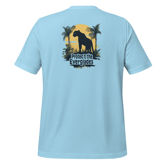 Protect the Everglades Panther T-Shirt – Wildlife Conservation Design