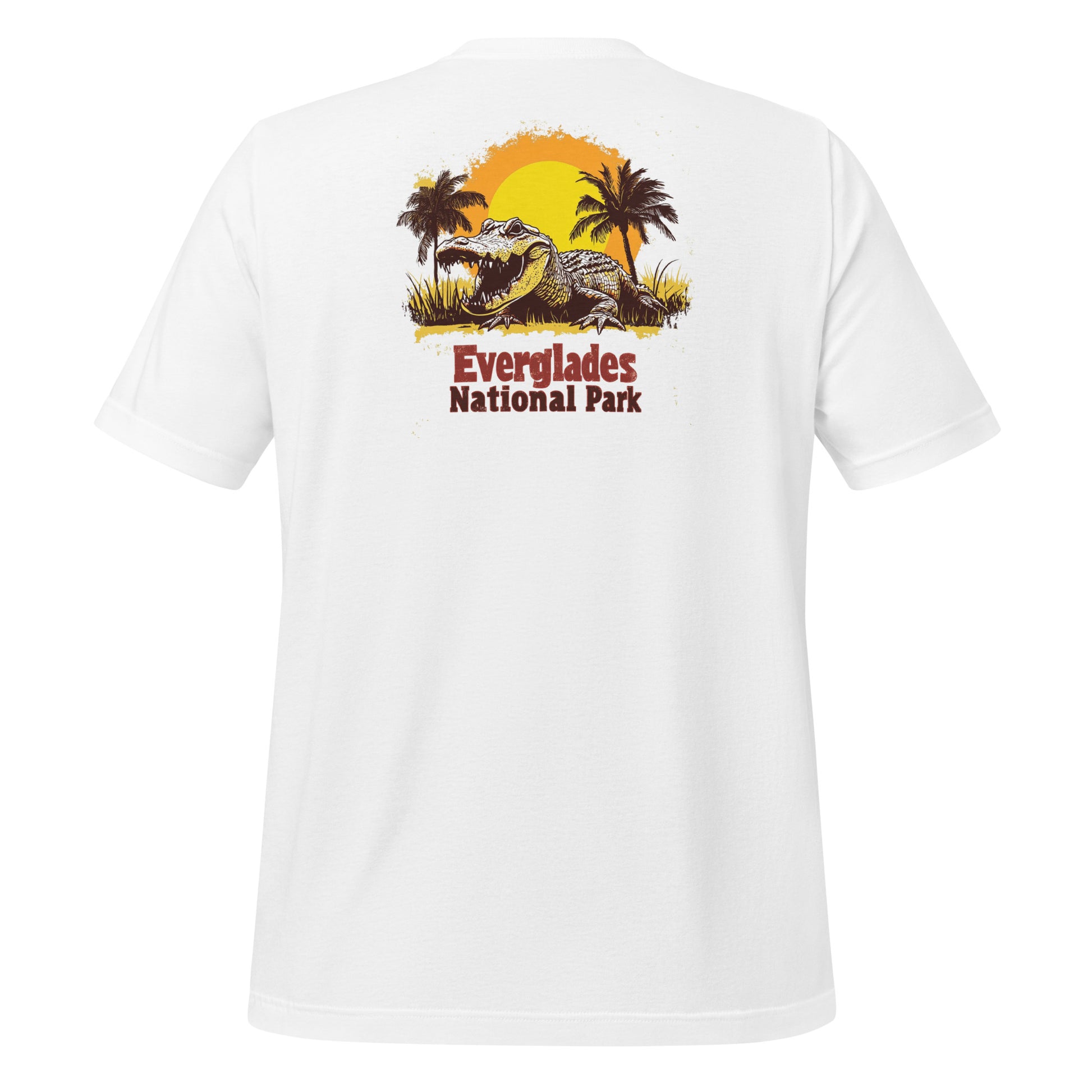 Florida Everglades Tee – Gator and Sunset T Shirt"